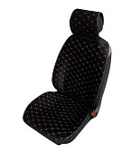 Накидки MAXIMAL передние XV8-BLBG черный/ шов бежевый 2шт на передние кресла