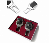 Заглушки замка для ремней безопасности в автомобиль с логотипом RENAULT (2 шт) 