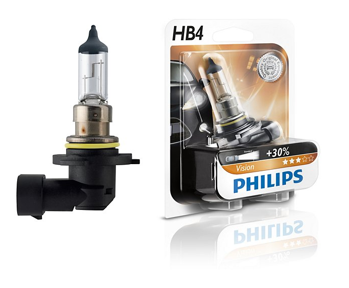 Филипс вижн. Philips лампа автомобильная hb4 12v- 51w (p22d) Vision (Premium). Hb4 12v (51w) лампа. Лампа Филипс hb4 55w. Philips hb4 51w+30%.