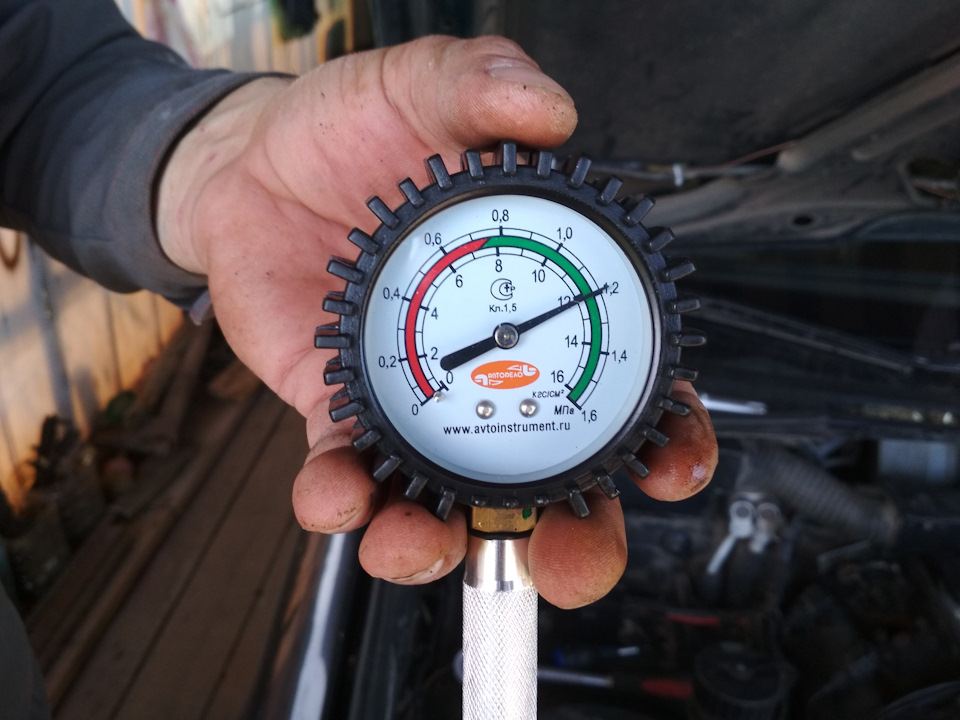 Замер компрессии в цилиндрах