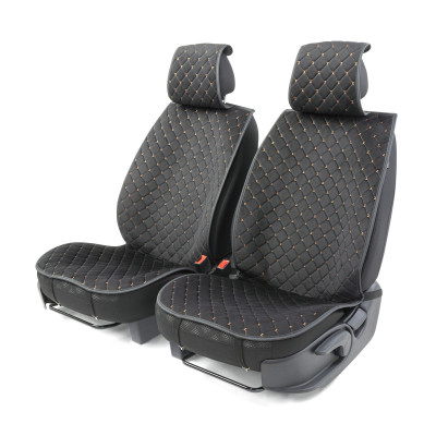 Накидки на передние сиденья Car Performance, 2 шт. материал алькантара CUS-1012 BK/BE 