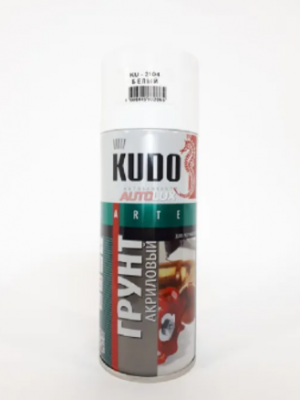 Грунт-спрей KUDO универсальный акриловый белый (520мл)