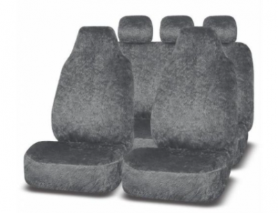 Накидка на седения "Premier " SKYFUR серый зко мех 7шт  SKY1400  (полный комплект) АКЦИЯ-25%