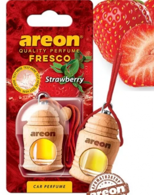 Ароматизатор воздуха подвесной  AREON FRESCO "Strawberry"