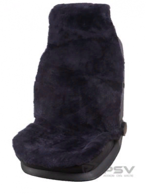Накидка на седения меховая  "PSV" Jolly Mutton (натуральная овчина) т,серый  2шт 115670