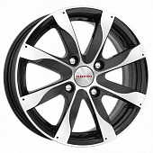 Диск K&K Джемини Алмаз Черн 6x15 4x114.3 ET44 DIA56.6