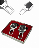 Заглушки замка для ремней безопасности в автомобиль с логотипом CITROEN (2 шт) 
