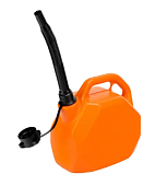 Канистра для ГСМ, пластиковая, со скошенными углами, 5 литров // Stels