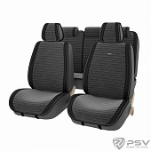 Накидки PSV Bliss (Черно-Серый), комплект на весь салон