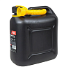 Канистра 10л для топлива пластиковая, с лейкой / черная BOLK BAA105210