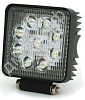 Фара светодиод. дополнит. 9 Cree smd 27 Вт, 10-30 В, квадратн. дл.110мм 1/20