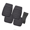 Коврики автомобильные AUTOPROFI универс.MAT-700-BK 1 решение, вставка под алюминий (5 предметов)ПВХ