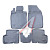 Коврики в салон Renault Duster 2WD (2011)\ Nissan Terrano 2WD (2014) NPL-Po-69-05 полиуретан Norplas