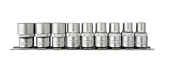 S13S139SM Набор головок торцевых 1/2"DR на держателе, внешний TORX®, E10-E24, 9 предметов