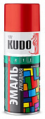 Автоэмаль KUDO KU-1102  Универсальная черная матовая (520мл)