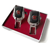 Заглушки замка для ремней безопасности в автомобиль с логотипом FIAT (2 шт)   