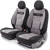 Чехлы-накидки COMFORT, 4предмета, велюр, новое лекало - 3Dкрой, AIRBAG, серый COM-0405BK/D.GY
