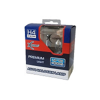 Галогенная лампа Xenite PREMIUM H4 (P43t) 12V 60/55W (Яркость+100%) (упаковка 2 шт.) АКЦИЯ -30%