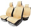 Накидки меховые AUTOPROFI на весь салон, 5 шт, 11 предм, искусственный мех, бежевый,АКЦИЯ -20%