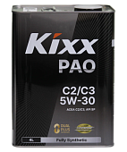 Масло моторное Kixx PAO C2/C3 5W-30 /4л синт.