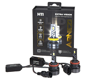 Галогеновая лампа H4  светодиодная 12/24V H11 65W 4900lm PGJ19-2 6000K ARNEZI Extra Vision LED 2 шт. DUOBOX IP68 Галогеновая лампа H4  светодиодная 12/24V H11 65W 4900lm PGJ19-2 6000K ARNEZI Extra Vision LED 2 шт. DUOBOX IP68