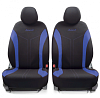 Чехлы FLEX, 11 предметов,полиэстер, новое лекало - 3D крой,AIRBAG, синий  FLX-1102BK/BL