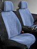 Накидки PSV Atom 2 FRONT (Синий), на передние сиденья, алькантара