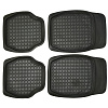 Комплект универсальных ковриков NEW!! AM003 2605 чёрный с бортиком 4шт