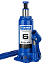 Домкрат бутылочный гидравлический ЗУБР 6т 215-415мм.  43060-6_z01 ПРОФИ