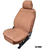 Накидки MAXIMAL LUX передние N-10-BRBR Велюр коричневый/ шов коричневый