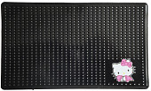 Коврик на панель антискользящий KITTY 15х9 (черный)