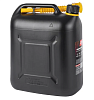 Канистра 20л для топлива пластиковая, с лейкой / черная BOLK BAA105220