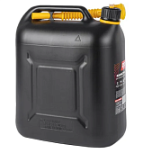 Канистра 20л для топлива пластиковая, с лейкой / черная BOLK BAA105220