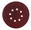 Круг шлифовальный PATRIOT на липучке, 150мм, 8 отверстий, Р60, 5 шт