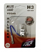 Галогенная лампа AVS Vegas H3.12V.55W.1шт. в блистере