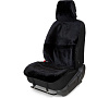 Накидка из мутона AUTOPROFI на переднее сиденье,1 шт,Нат.мутон черный АКЦИЯ -20%