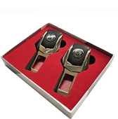 Заглушки замка для ремней безопасности в автомобиль с логотипом DODGE (2 шт)  