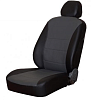 Чехлы Nissan Almera (2012-н.в.) седан, 2/3 "Орегон" черный-серый; экокожа ПТР