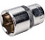 Головка торцевая 19 1/2 короткая 6-гранная KRAFT 700333