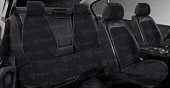 Накидки PSV Bars (Черный), комплект на весь салон, лен