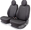 Чехлы-накидки VERONA, 4предмета, лен, новое лекало - 3Dкрой, AIRBAG, черный  VER-0405BK/GY