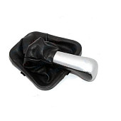 Ручка КПП ВАЗ 2110-12 РАМКА винил /СЕРЕБРО/ Ручка КПП ВАЗ 2110-12 РАМКА винил /СЕРЕБРО/