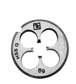 Плашка  D-Combo круглая ручная М4х0,7 HSS Ф20х5 мм THORVIK