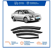 Дефлекторы Toyota Avensis 2003-2008 /универсал / CORSAR накладные/ скотч /к-т 4 шт.