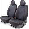 Чехлы-накидки VERONA, 4предмета, лен, новое лекало - 3Dкрой, AIRBAG,чер/син VER-0405BK/BL