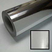 Пленка Хром зеркальный Strech серебро (1,52*20 м) продажа по 1 пог. метр.