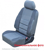 Чехлы VW Golf III пок. (1991-1997), 2/3 "А10" СЕРЫЙ; экокожа-ЖАККАРД ПТР