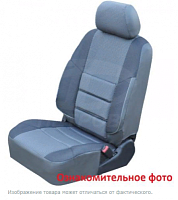 Чехлы VW Golf III пок. (1991-1997), 2/3 "А10" СЕРЫЙ; экокожа-ЖАККАРД ПТР