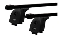 Багажник для Lada Xray Cross 2018-... г.в. с инегр. рейлингами "LUX" с дугами 1,1м прям в пластике