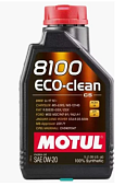 Мотор/масло Motul 8100 Eco-clean SAE 0W-20 1л /113217